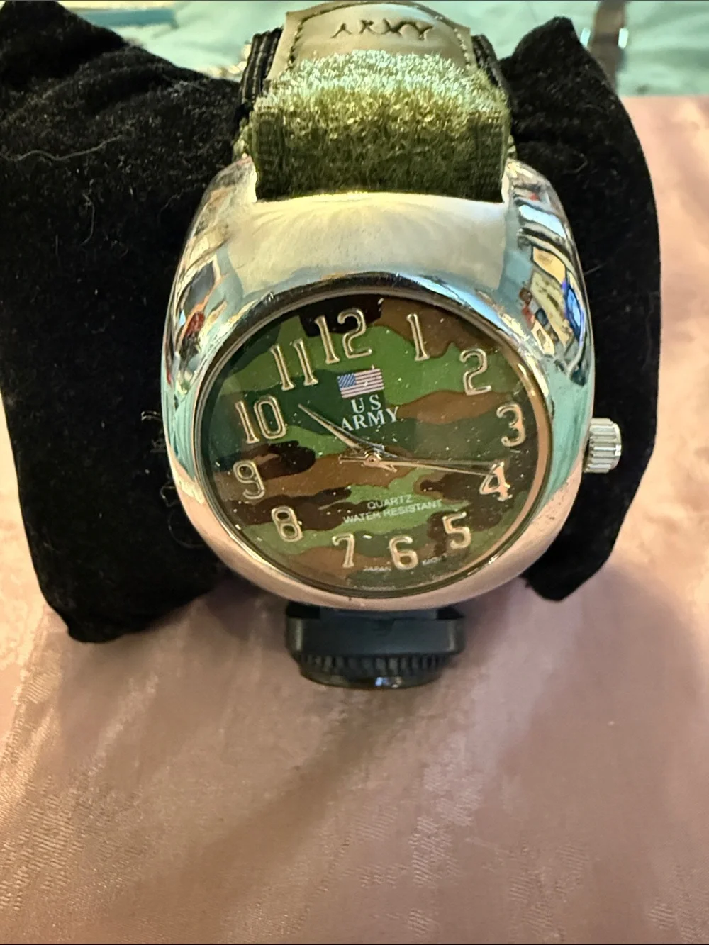 U.S. Army Camo Dial Watch - Green and Brown Strap